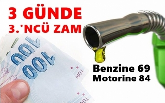 Benzin ve motorine her gün yeni zam...