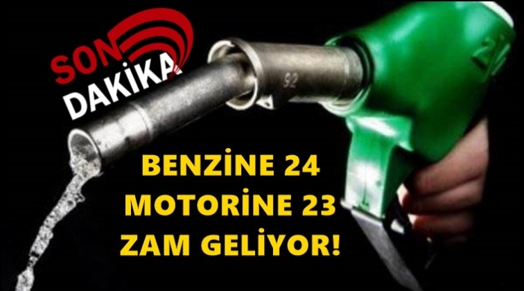 Benzin ve motorine zam geliyor