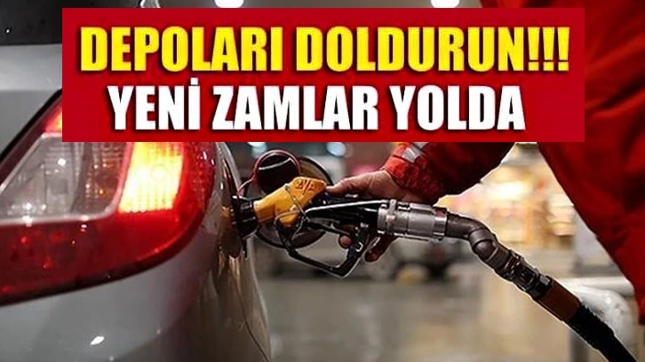 Benzine 3 TL, motorine 4 TL daha zam geliyor...