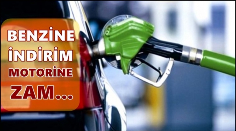 Benzine indirim, motorine zam!