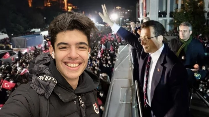 Berkay Gezgin, İmamoğlu'na destek için yola çıktı...