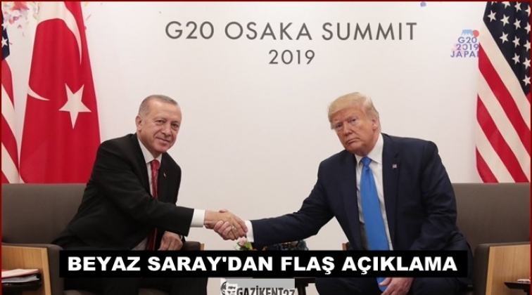Beyaz Saray&rsquo;dan flaş a&ccedil;ıklama