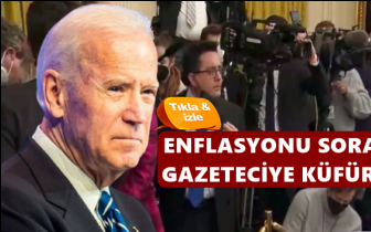 Biden, enflasyonu soran gazeteciye küfür etti!