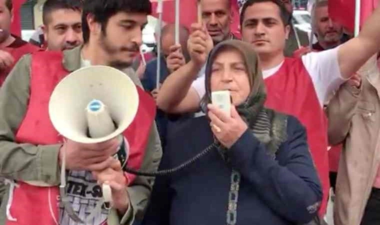 BİRTEK-SEN Genel Başkanı Mehmet Türkmen ev hapsi nedeniyle 1 Mayıs'a katılamadı: Annesi alana ç