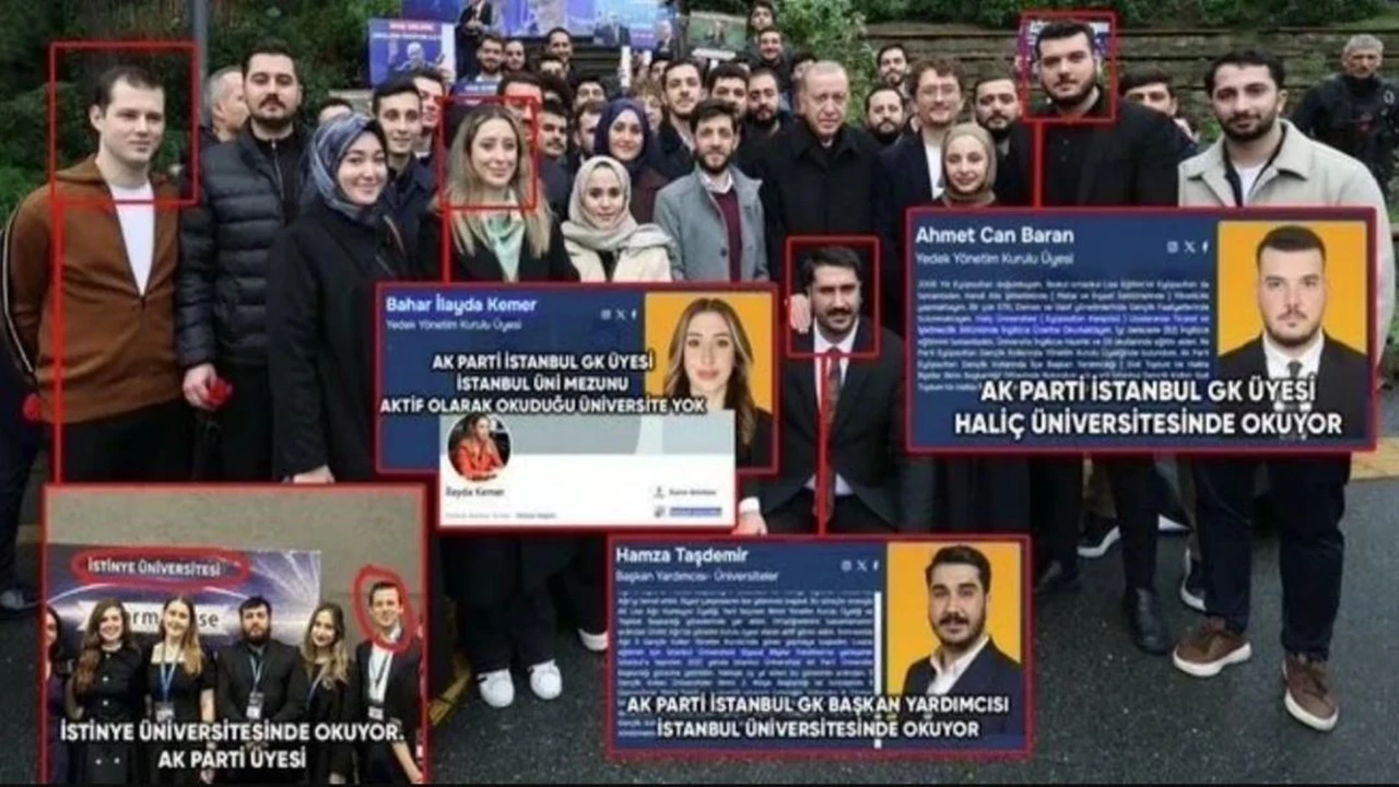 'Boğazi&ccedil;i &ouml;ğrencileri' diye servis ettiler ama AK Gen&ccedil;lik &uuml;yeleri &ccedil;ıktı!