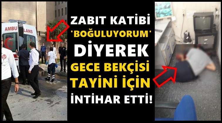 "Boğuluyorum" diyerek intihar etti!..