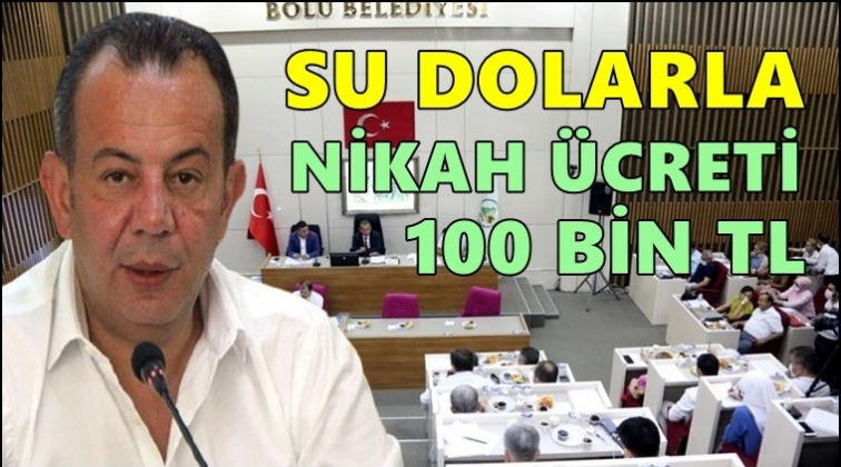 Bolu'da yabancılara su dolar kuru ile verilecek...