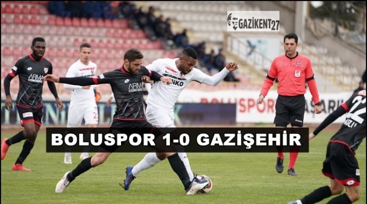 Boluspor 1-0 Gazişehir Gaziantep