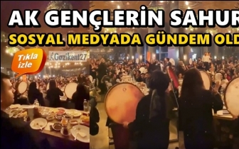 Böyle olur AK Gençlerin sahuru...