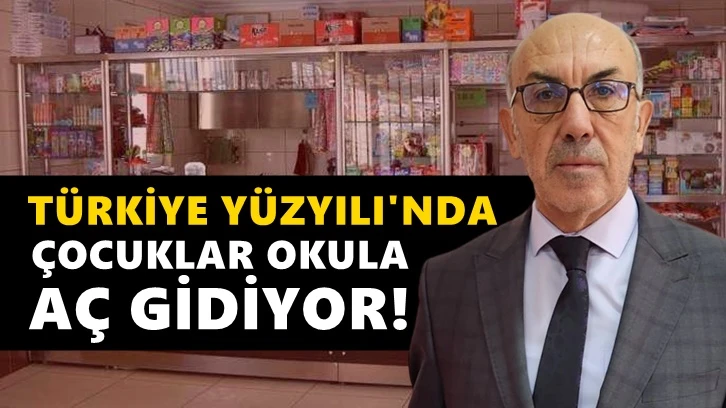 Bozgeyik: Türkiye Yüzyılı'nda öğrenciler derse aç giriyor!