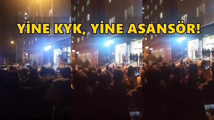 Bu kez de Gaziantep'te KYK yurdunda asansör düştü!