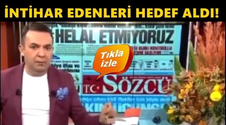 Bu kez intihar eden yurttaşları hedef aldılar!