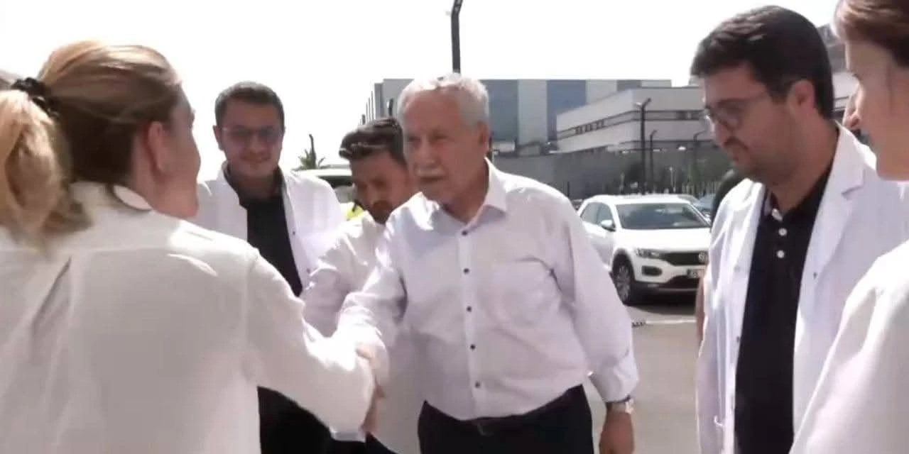 Bülent Arınç'tan Murat Çalık'a hastanede ziyaret: Murat Çalık pırlanta bir insandır