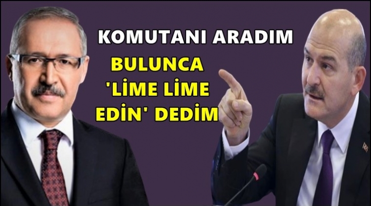 'Bulunca lime lime edin'