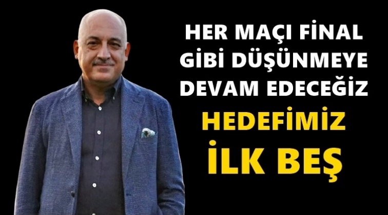 Büyükekşi: Hedeften şaşmadık...