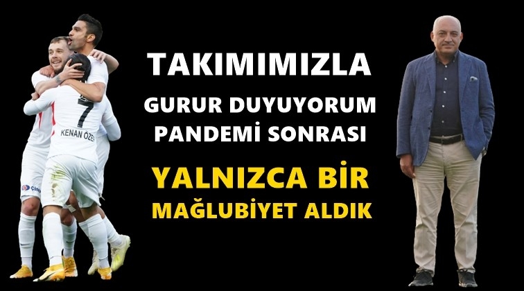 Büyükekşi: Takımımızla gurur duyuyorum