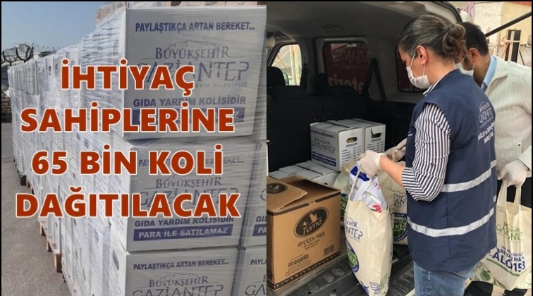 Büyükşehir, 65 bin gıda paketi dağıtacak