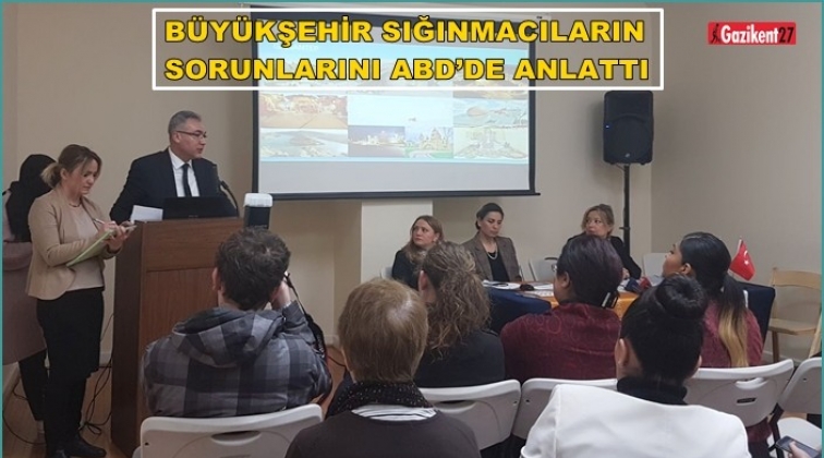 Büyükşehir, New York'ta mültecilerin sorunlarını anlattı