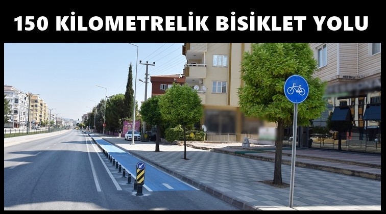 Büyükşehir'den 150 kilometrelik bisiklet yolu