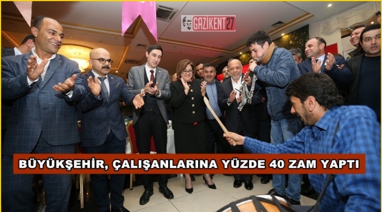 B&uuml;y&uuml;kşehir'den &ccedil;alışanlarına y&uuml;zde 40 zam