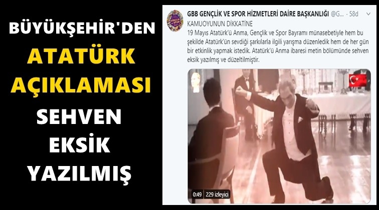 Büyükşehir'den o paylaşımla ilgili açıklama