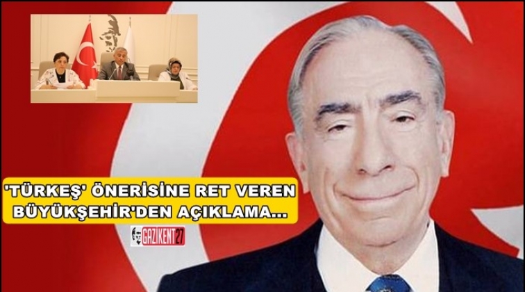 B&uuml;y&uuml;kşehir'den 'T&uuml;rkeş' a&ccedil;ıklaması...