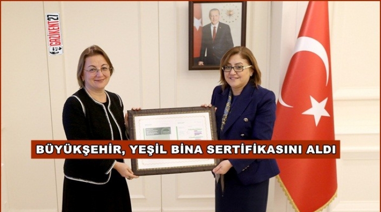 B&uuml;y&uuml;kşehir'e 'Yeşil Bina Sertifikası'
