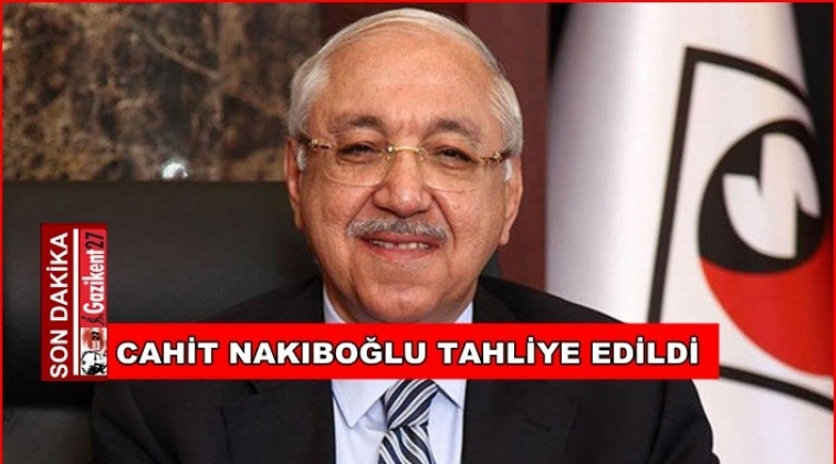 Cahit Nakıboğlu'na tahliye