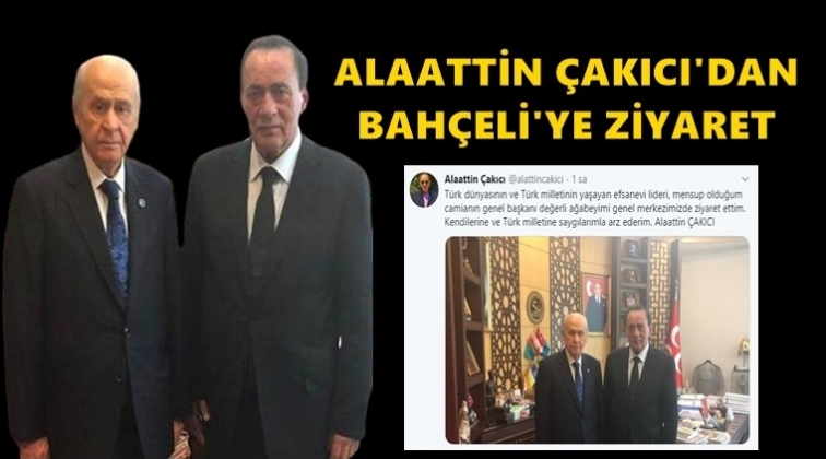 Çakıcı’dan Bahçeli’ye ziyaret...