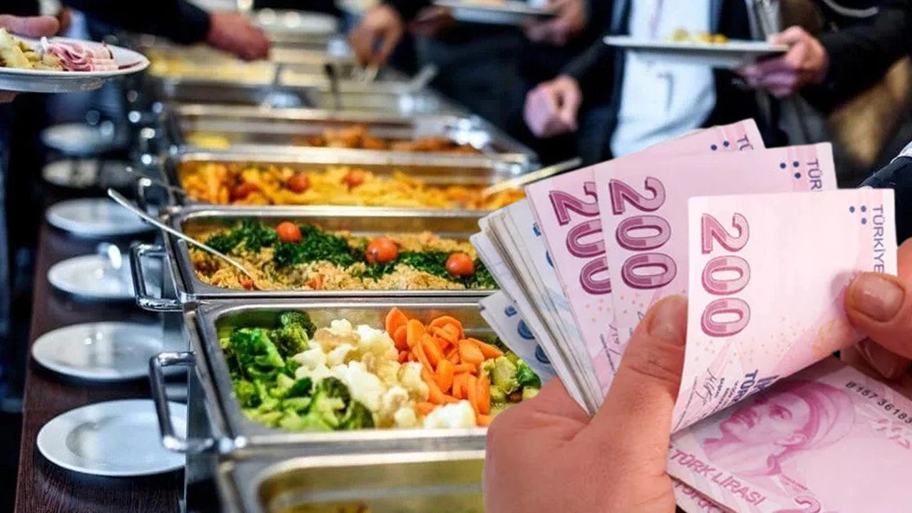 &Ccedil;alışanlar i&ccedil;in yeni yıldaki g&uuml;nl&uuml;k yemek bedeli belli oldu