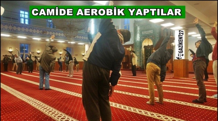 Camide aerobik yaptılar!..