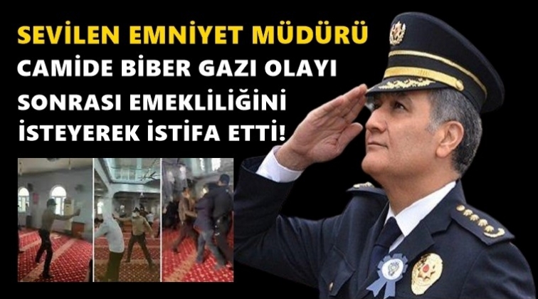 Camide biber gazı emekli ettirdi!