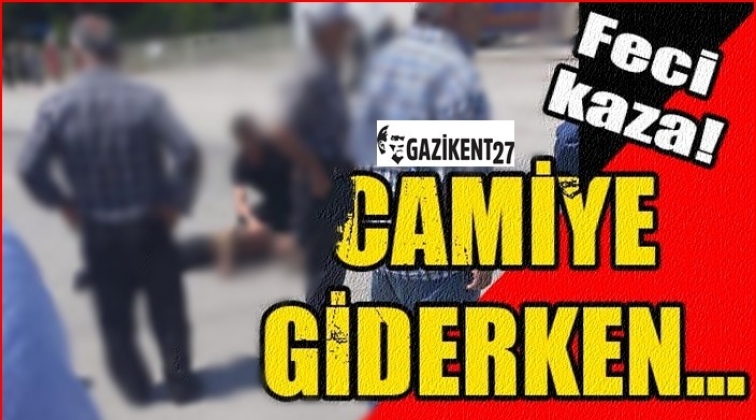 Camiye giderken otomobil çarpan yaşlı adam öldü!