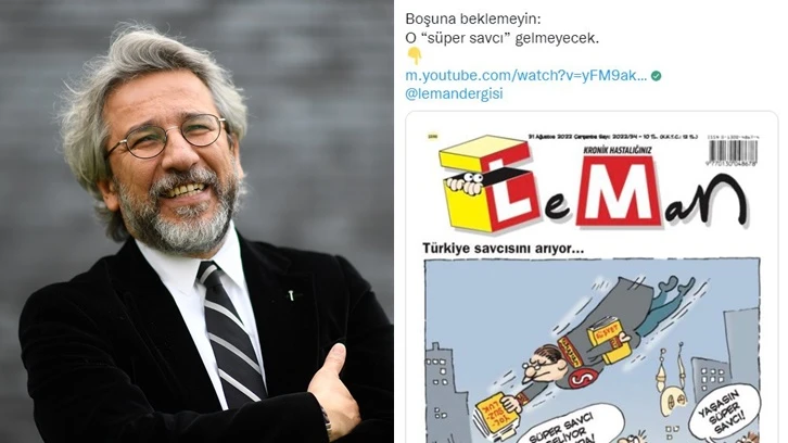 Can Dündar'a karikatür soruşturması!