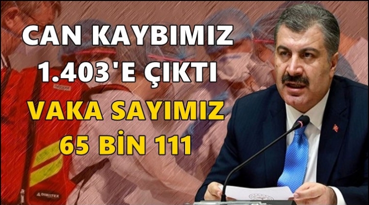 Can kaybımız 1.403'ü buldu...