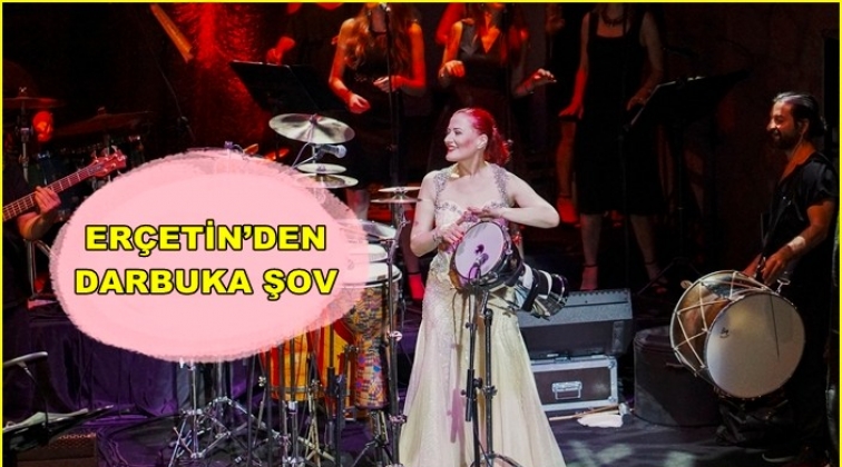 Candan Erçetin'den darbuka şov!