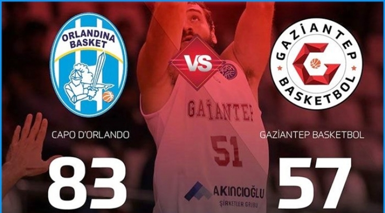 Capo D'orlando- Gaziantep Basketbol: 83-57