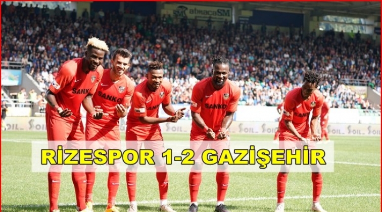 Çaykur Rizespor 1-2 Gazişehir Gaziantep