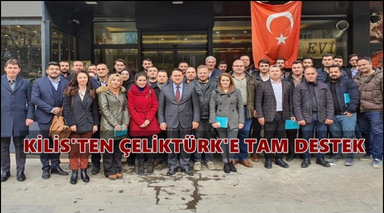 Çeliktürk'e bir destek de Kilis'ten