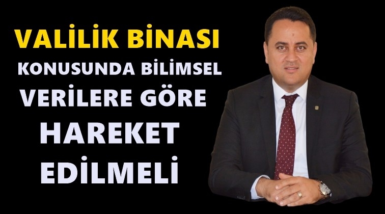 Çeliktürk'ten, Valilik binası açıklaması