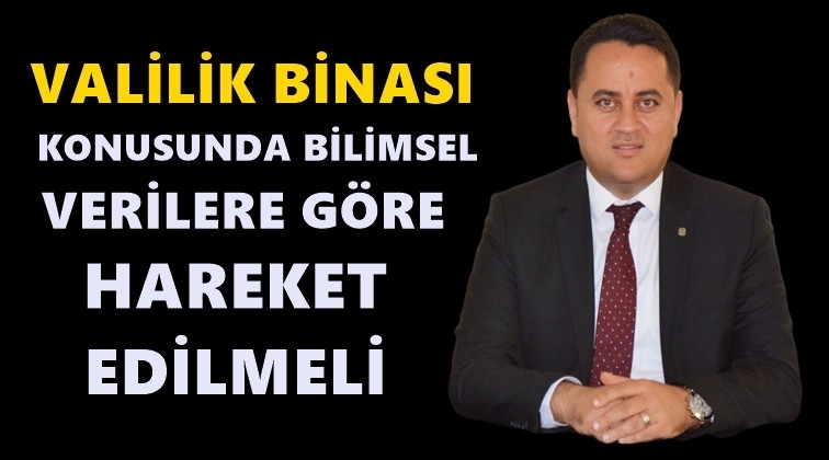 Çeliktürk'ten, Valilik binası açıklaması