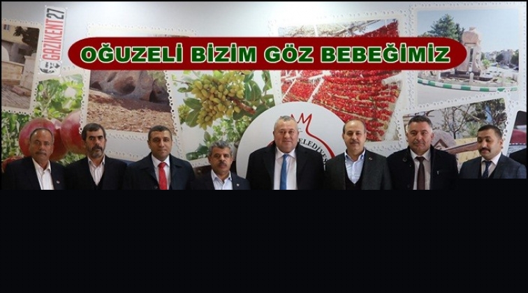 Cemal Enginyurt'tan, Oğuzeli Belediyesi’ne ziyaret