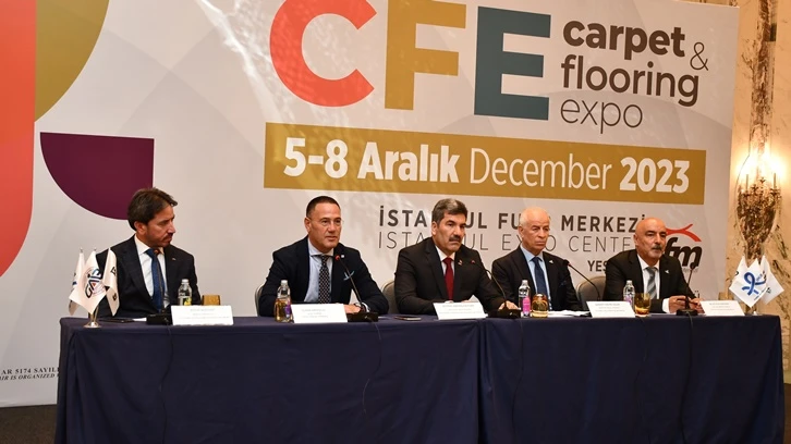 CFE 2023 Fuarı, halıcılık sektörünü zirveye taşıyacak