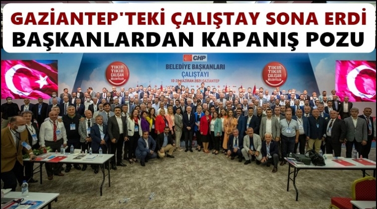 CHP Belediye Başkanları Çalıştayı sona erdi...