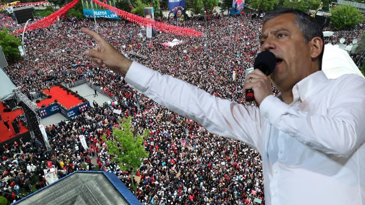 CHP'den Ankara'da tarihi miting, mahşeri kalabalık...