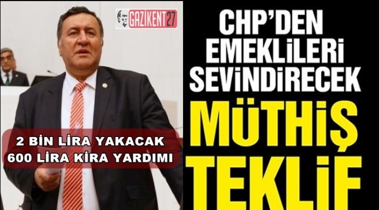 CHP: Emekliye yakacak ve kira yardımı yapılsın