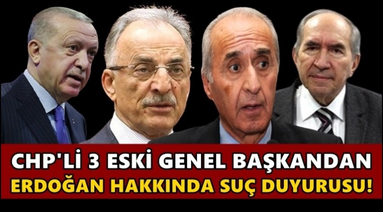 Erdoğan hakkında 4 ayrı suçtan suç duyurusu!