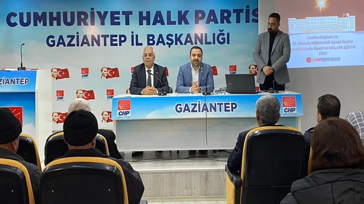 CHP Gaziantep'te sandık eğitimleri başladı