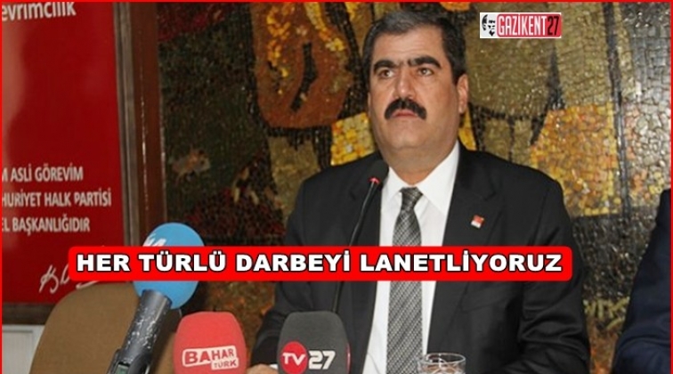 CHP İl Başkanı Sucu'dan 15 Temmuz mesajı