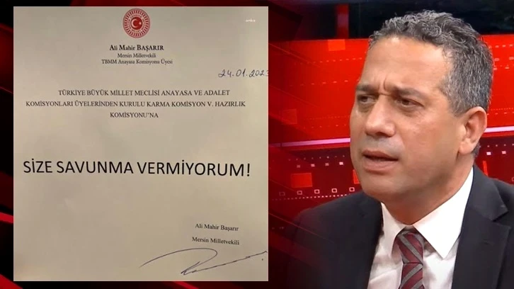 CHP'li Başarır'dan komisyona: Size savunma vermiyorum!